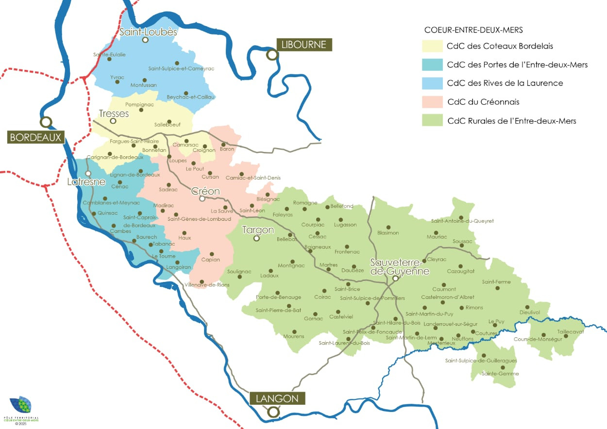 le territoire du coeur entre-deux-mers